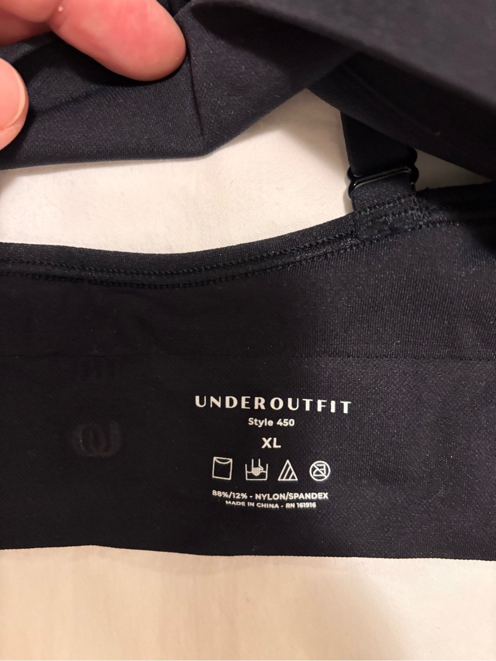 Underoutfit Seamless Black Wireless Bralette Size XL - Picture 3 of 6